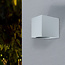 PURPL Aplique de Pared Cuadrado Blanco