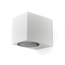 PURPL Aplique de Pared Cuadrado Blanco