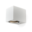 PURPL Aplique de Pared Cuadrado Blanco