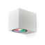 PURPL Aplique de Pared Cuadrado Blanco