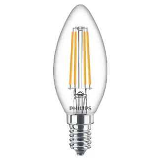 Philips Bombilla LED de Filamento E14 | Blanco Extra Cálido 2700K | 6.5W | B35 | Philips