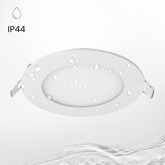 PURPL Foco Downlight LED Empotrable Redondo - Blanco - 6W - ø120mm - 6000K Blanco Frío