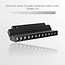 MiBoxer/Mi-Light Barra LED inclinable de 12 puntos | Riel magnético 48V | CCT | 10W | 800 lm | Zigbee 3.0 | regulable | IP44