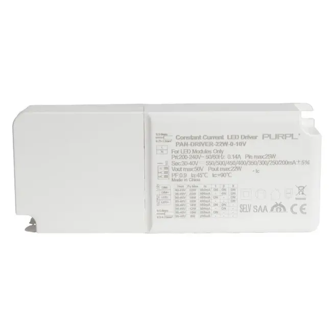 PURPL Driver LED 0-10V Regulable | 22W 550mA