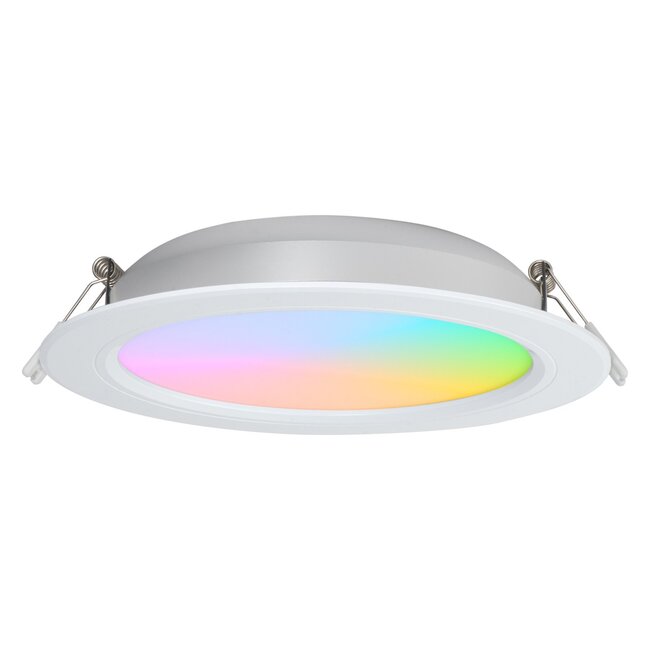 MiBoxer/Mi-Light Foco Downlight LED Redondo Empotrable FUT066Z - 12W - ø180mm - RGB+CCT - IP44 - Zigbee 3.0