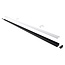 PURPL Perfil tira LED 1,5m | 10x23mm | Montaje en superficie | Negro | Incluye cubierta