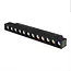 MiBoxer/Mi-Light Barra LED fija 12 puntos | Riel magnético 48V | RGB+CCT | 6W | 440 lm | Zigbee 3.0 | Regulable | Negro