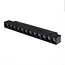 MiBoxer/Mi-Light Barra LED fija 12 puntos | Riel magnético 48V | RGB+CCT | 6W | 440 lm | Zigbee 3.0 | Regulable | Negro