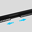 MiBoxer/Mi-Light Barra LED inclinable de 24 puntos | Carril magnético 48V | RGB+CCT | 12W | 900 lm | Zigbee 3.0 | regulable | negro