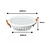 MiBoxer/Mi-Light Foco Downlight LED Redondo Empotrable FUT069 - 15W - ø190mm - RGB+CCT - IP54