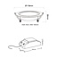MiBoxer/Mi-Light Foco Downlight LED Redondo Negro Empotrable FUT068 - 6W - ø120mm - RGB+CCT - IP44