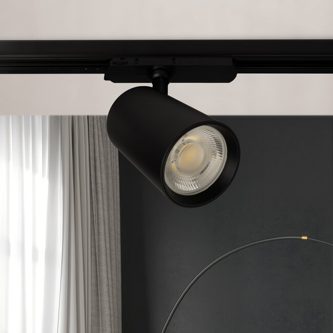 PURPL LED Trackspot Negro - 4000K Blanco Neutro - Universal trifásico - 30W - 4200LM - PRO