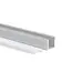 PURPL Perfil de aluminio 1,5m 17,5 x 15 mm para Tiras LED superficie montada