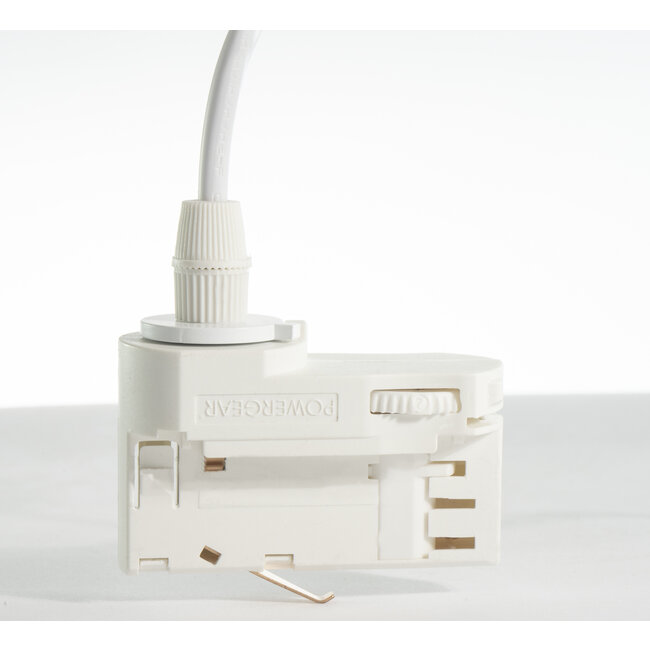 PURPL Luces LED para Rieles con Base E27 y Cable Blanco