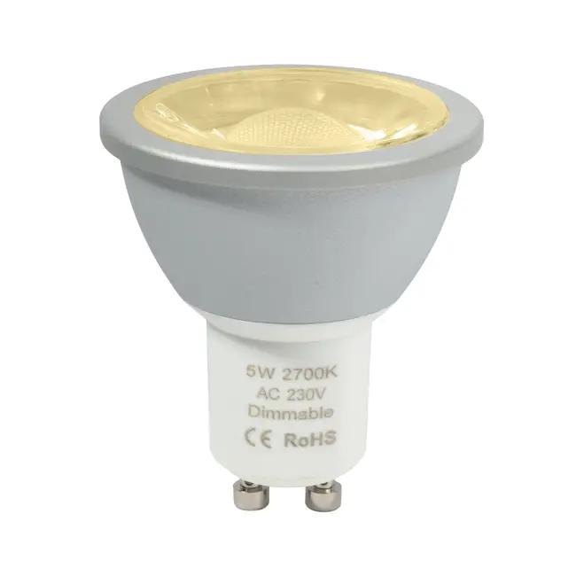 PURPL Bombilla LED GU10 | 5W | Blanco Cálido 2700K | regulable