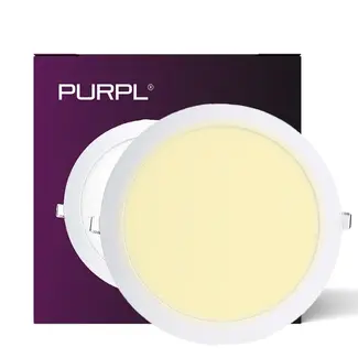PURPL Downlight LED empotrable redondo - 24W - ø240mm - 3000K Blanco Cálido