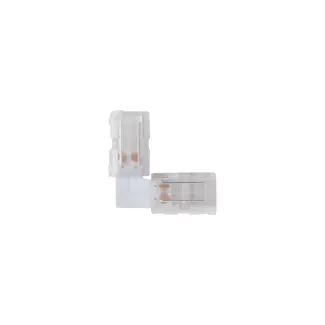 PURPL Accesorios para tiras de LED COB Conector angular monocolor 8 mm