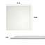 PURPL Panel LED | 60x60 | 4000K | 20W | 3600 lm | 180 lm/W | UGR<19 | Sin parpadeo | Retroiluminado