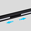 MiBoxer/Mi-Light Barra LED lineal | Riel magnético 48V | CCT | 24W | 1380 lm | Zigbee 3.0 | Regulable | IP44 | Negra