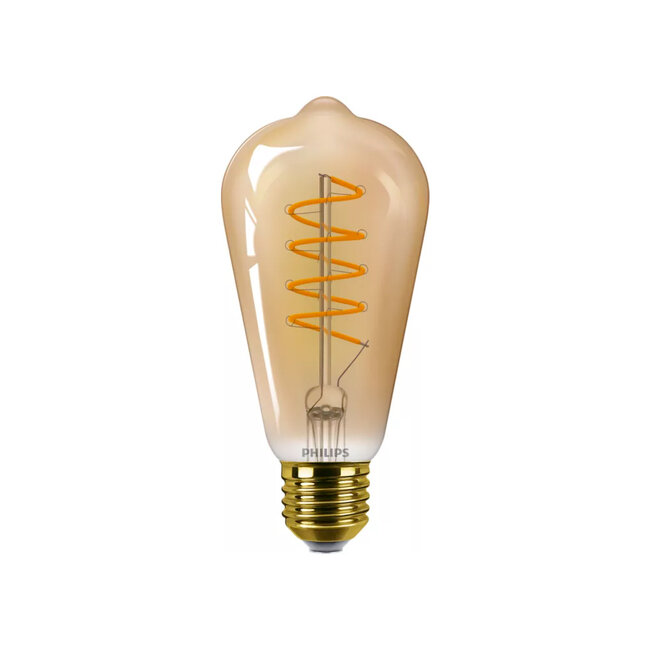 Philips Philips Master Value - Bombilla LED ST64 Edison Gold - 4W - 1800K (818) - E27 - Regulable