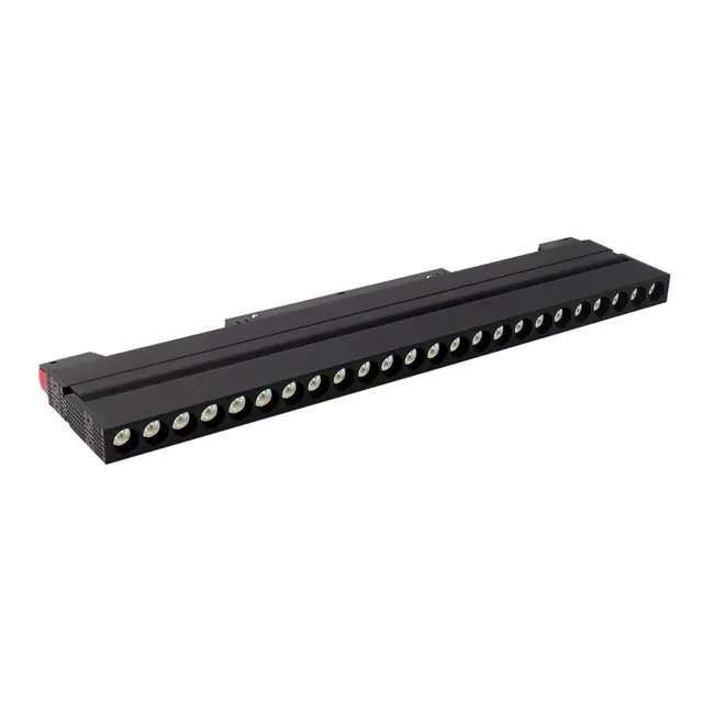MiBoxer/Mi-Light Barra LED inclinable 24 puntos | Riel magnético 48V | CCT | 20W | 1530 lm | Zigbee 3.0 | regulable | IP44