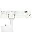 Spot LED sobre riel - 3CCT - 20W - 3 fases - Blanco.
