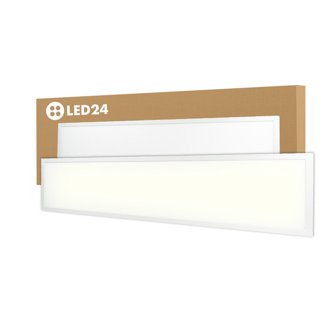LED24 Panel LED Retroiluminado | 30x120 | 4000K Blanco brillante | 40W | 4000 lm | 100 lm/W | UGR<22 | Sin parpadeos | Backlit