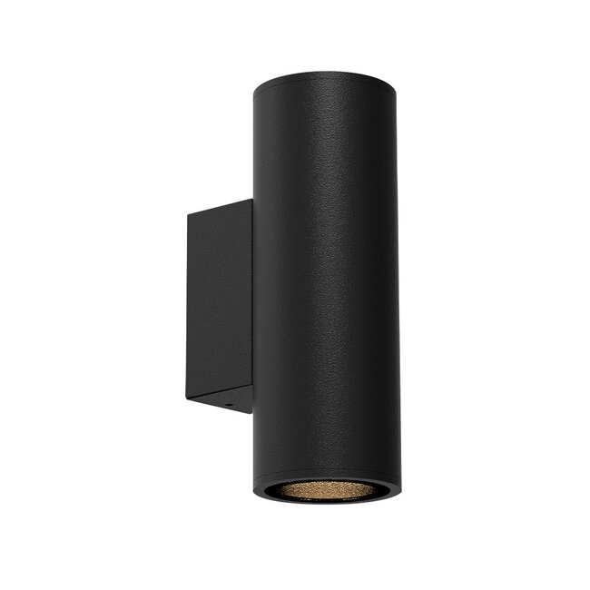 PURPL Luz LED GU10 de doble pared redonda Negro