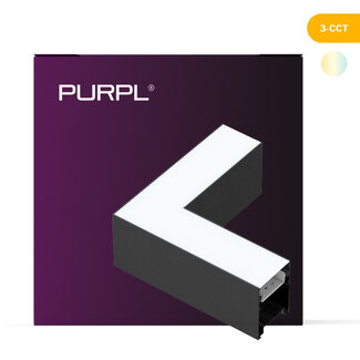 PURPL Lámpara LED lineal CCT | Forma de L | 10W