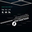 PURPL Lámpara LED lineal CCT | Forma de L | 10W