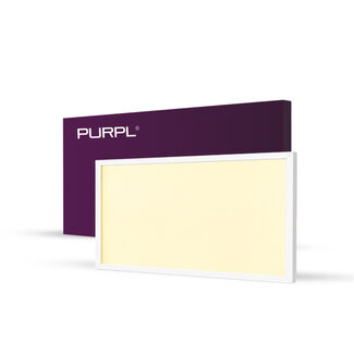 PURPL Panel LED - 30x60 - 3000K - 20W - 2000 lúmenes - 100 lm/W - UGR<22 - Edge lit