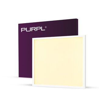 PURPL Panel LED - 60x60 - 3000K - 25W - 3125 lm - 125 lm/W - UGR<19 - Premium - Edgelit