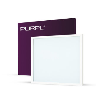 PURPL Panel LED - 60x60 - 6000K - 25W - 3125 lm - 125 lm/W - UGR<19 - Edge-lit - PREMIUM
