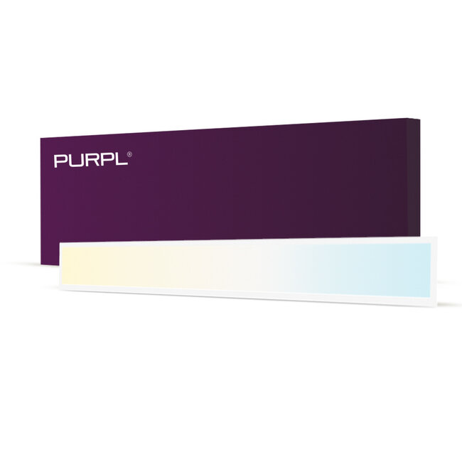 PURPL Panel LED 3CCT- 15x120 - 3000K | 4000K | 5000K - 25W - 2750 lm - 110 lm/W - UGR<22 - Edgelit