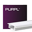 PURPL Perfil aluminio para tiras LED 1,5m 17,5 x 7mm incrustrado
