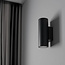 PURPL Luz LED GU10 de doble pared redonda Negro