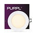 PURPL Foco Downlight LED Empotrable Redondo - 6W - ø120mm - 3000K Blanco Cálido - IP44