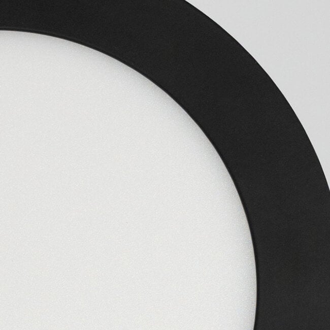 PURPL Downlight LED Empotrable Negro - ø170mm - 3000K Blanco Cálido - 12W - Circular