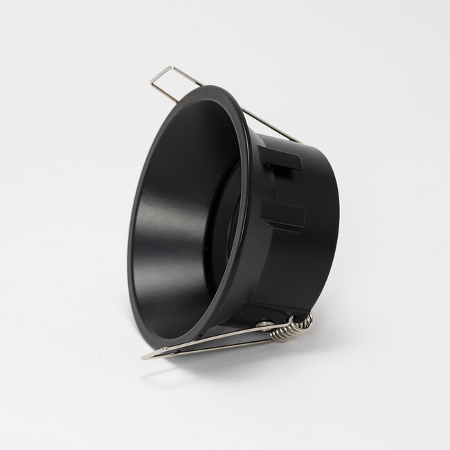 PURPL LED GU10 Foco Empotrable Inclinable 'Charlotte' Redondo Negro Ø93mm
