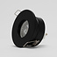 PURPL Aro downlight empotrable para foco LED GU10, Aluminio negro IP65, incl. casquillo