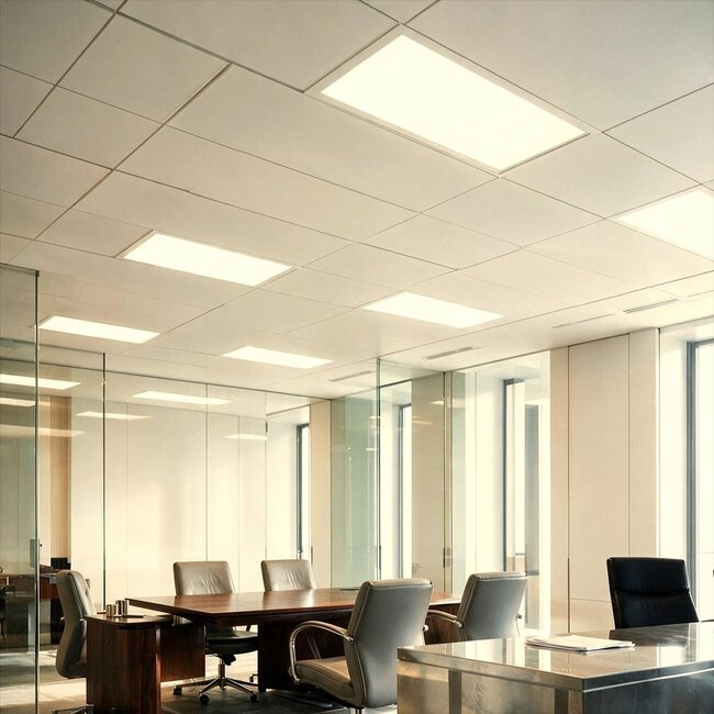 PURPL Panel LED - 30x60 - 3000K Blanco Cálido - 20W - 2000 lúmenes - 100 lm/W - UGR<22 - Sin parpadeo - Edge lit