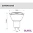 PURPL LED GU10 SPOT 5W BLANCO NEUTRO 4000K regulable