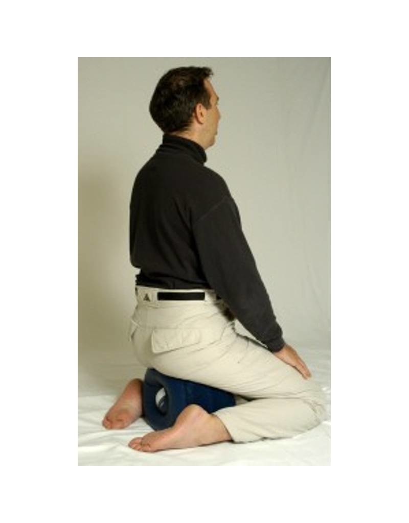 Opblaasbaar yoga- en meditatiekussen