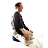Opblaasbaar yoga- en meditatiekussen