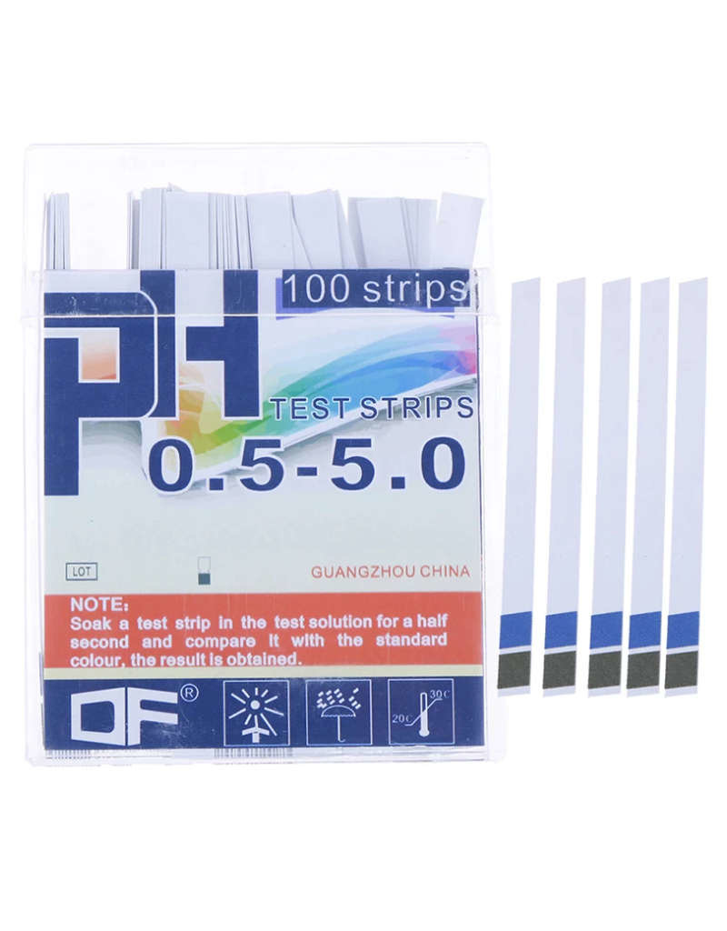 pH strips 0,5-5,0 Test strips
