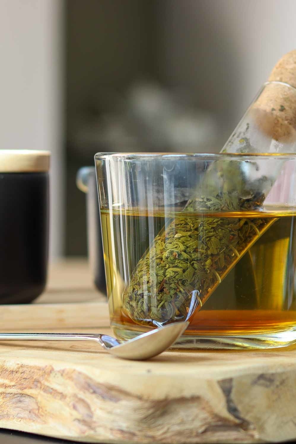 Biologische groene Gunpowder thee voor kombucha