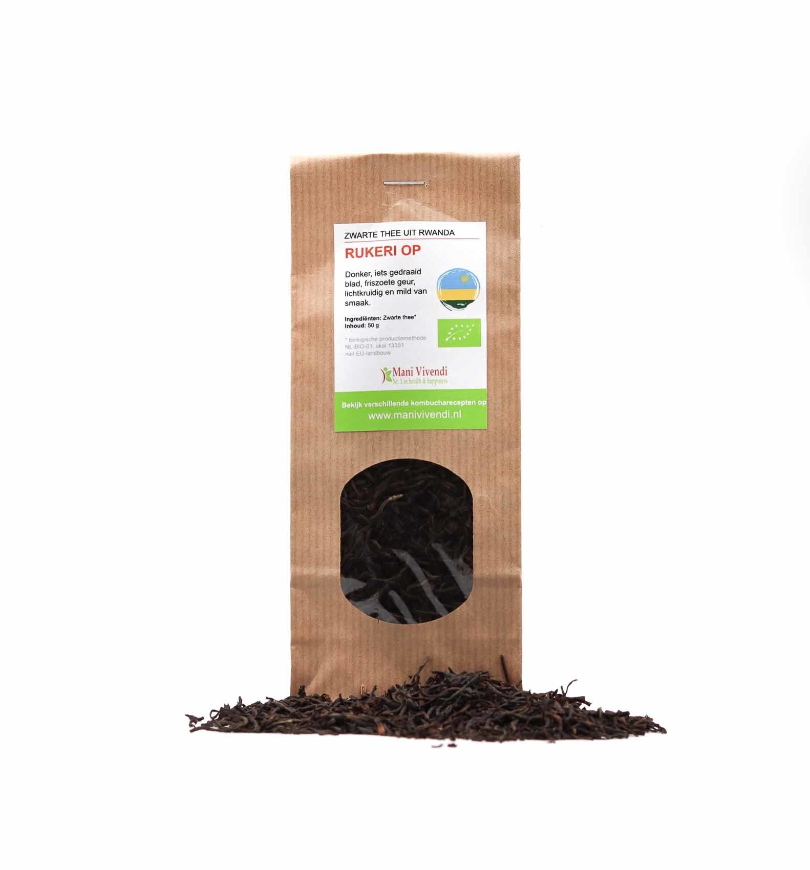 Biologische zwarte thee Rukeri opa Organic