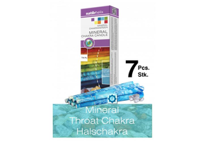 Lichaamskaarsen Keelchakra / Licht blauw