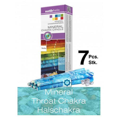 Lichaamskaarsen Keelchakra / Licht blauw