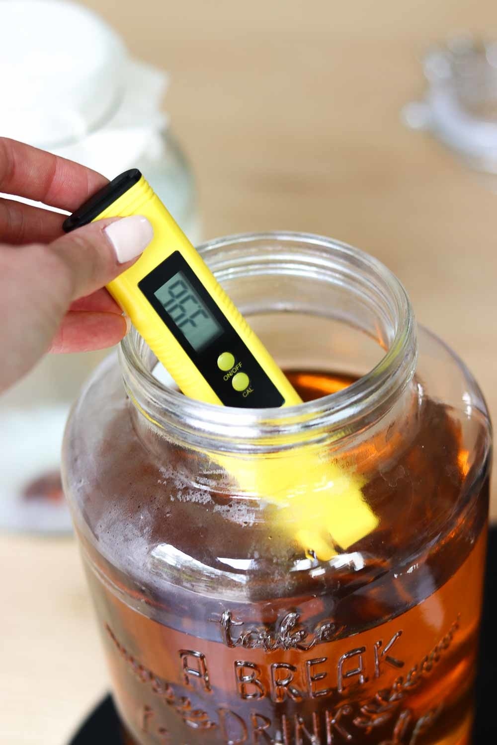 Digitale pH meter met atc